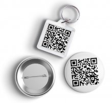 Изготовим брелок с QR-кодом Изготовим брелок с QR-кодом